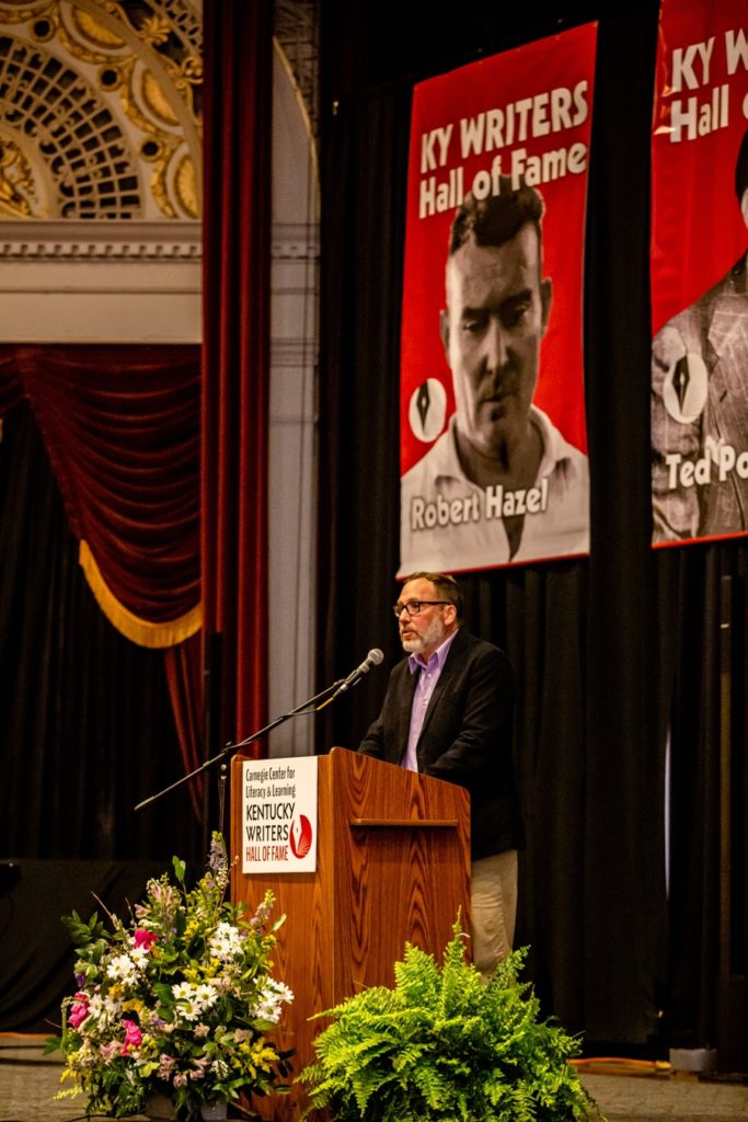 Robert Hazel inducted into KY Hall of Fame, Maurice Manning reading from PRAISE AND THRENODY